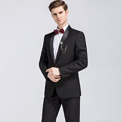 Men's Slim Business Three Piece Suit